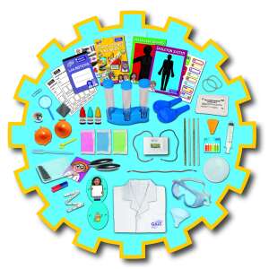 Galt Giant Science Lab STEM kit with lab coat, goggles, test tubes, and other science equipment - Science & Discovery Toy