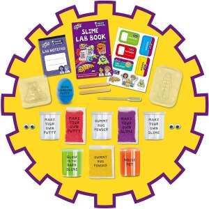Galt Slime Lab Book, all the components of the slime kit - Galt