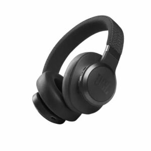 Angled View of JBL Live 660NC Black Wireless Headphones - JBL Headphone