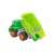 Ecologico green toy truck with a dump bed and two buckets