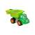Ecologico green toy truck with a dump bed and two buckets