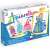 Aquarellum Junior Printese watercolor painting set for kids, featuring 4 princess designs, 5 colors, brush, palette, and pipette