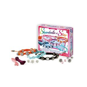 Shamballa de Star bracelet making kit for kids, includes beads and cords - Jewelry Making Kit
