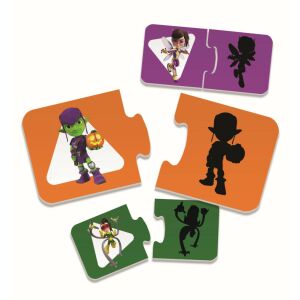 Marvel Spider-Man Logik Puzzle Teile, die Charaktere zu Schatten passen - Logikspiele