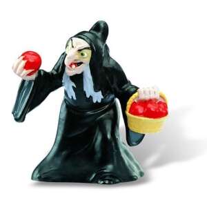 Bullyland Snow White Evil Queen figure, holding a poisoned apple and a basket of apples - Bullyland