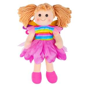 Papusa Chloe 30 cm soft doll with wings and rainbow dress - Bigjigs