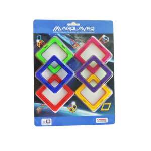 Magplayer Magnetic Construction Set for Brain Development, 6 Pieces - Magnetic building game