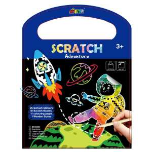 Avenida Scratch Adventure Activity Book for Kids, Scratch Art, 3+ - Arts & crafts kit