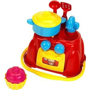 Kicsi Szakács toy oven with pot, cupcake mold, and utensils - Toy kitchen tool