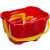 Kicsi Szakács toy kitchen accessories in a red bucket