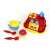 Play kitchen set for kids, includes stove, pot, spoon, spatula, and cupcake molds, perfect for pretend play