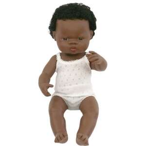 Afrikai fiú baba Miniland 38 cm 84966430 