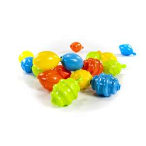 Miniland Maxichain Merge toy, colorful plastic beads for babies and toddlers - Bead & Bead Stringing Kit