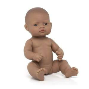 Miniland 32cm Latin American Baby Boy Doll, soft body, jointed, washable, bath-friendly - Miniland