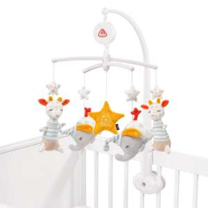 Fehn musical mobile with giraffes and elephants, good night theme, for baby crib - Babies & Toddler
