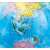 14cm Brainstorm Toys world globe, Asia and Australia view