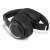Sencor SEP 710BT BK wireless headphones, black, angled view