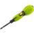Fieldmann FDS 10103-A cordless screwdriver, green and black, angled view