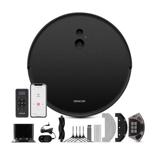 Sencor SRV 6450BK robotporszívó tartozékokkal