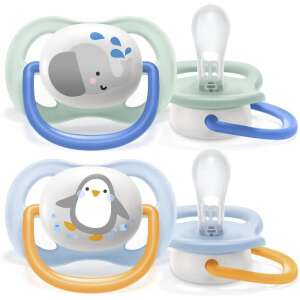 Philips AVENT Ultra Air Pacifier 0-6 Months Boy Animal Design 2 Pack - Babies & Toddler
