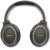 Aiwa over-ear headphones, black, front view