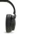 Aiwa black wireless headphones, controls detail