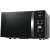 Aiwa MW-230DG/BK black microwave oven angled view