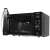 Aiwa MW-230DG/BK 23 Liter Microwave with Grill, Black, Open Door
