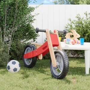vidaXL piros egyensúlyozó-kerékpár gyerekeknek 85011084 Pedálos járművek