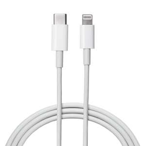 Kabel Akyga USB-C na Lightning, 1 metar, bijela - Lightning kabel