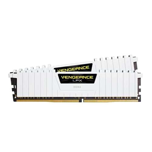 CORSAIR DDR4 16GB (2x8GB) 3200MHz Vengeance LPX RAM, white 85022508