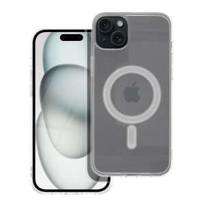 iPhone 15 Plus Clear MagSafe Case, Transparent Phone Case with Built-in Magnets for Wireless Charging - Phone Case