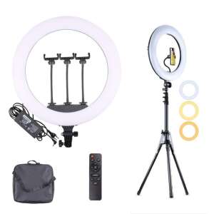 Konpaxe professional makeup ring light with tripod, remote control, and carrying case - LED Ring Light & Ring Lamp