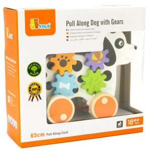 Húzogatós játék - kutya fogaskerekekkel 85076235 Tolható, húzható játékok