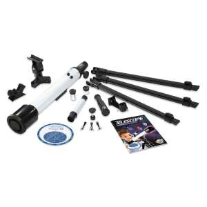 Telescop BUKI cu 30 activități, un telescop cu toate accesoriile pentru copii pentru a explora cerul nopții - Telescop