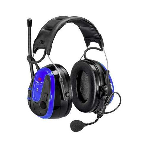 3M Peltor WS ALERT XPI MRX21A3WS6-ACK hallásvédő fültok headset Bluetooth-tal és FM rádióval