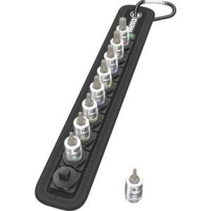 Wera 8767 A 05003882001 TORX Dugókulcs bit betét készlet 9 részes 1/4 (6,3 mm) - Dugókulcs