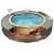 Cadru jacuzzi din polirattan - Gri - 283cm 85098239