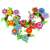 Flower garden building blocks set, 104 pieces, for kids 3 years and up, colorful flowers and leaves