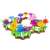 Flower garden building blocks set, 104 pieces, for kids 3 years and up, colorful flowers and leaves