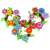 Flower garden building blocks set, 104 pieces, for kids ages 3 and up, showing different building possibilities