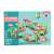 Flower garden building blocks set, 104 pieces, for kids 3 years and up, colorful flowers and leaves