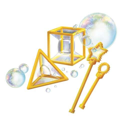 4M KidzLabs Bubble Science kit, bubble wand, bubble cube, bubble triangle, make giant bubbles