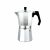 Cecotec Mokaclassic 300 rozsdamentes acél moka pot, 150 ml, szögből nézetben fehér háttéren