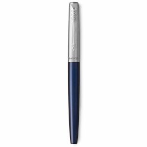 Parker Jotter Royal Blue Fountain Pen with Silver Cap - Pen & Pencil