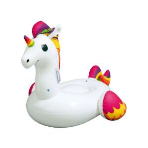 Bestway inflatable unicorn pool float, rainbow design, 150 x 117 cm - Pool and Beach Toy