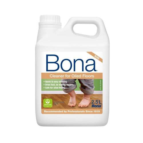 Bona Cleaner pentru pardoseli din lemn uleioase, 2,5L Refill