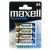 Алкални батерии Maxell AA 4 броя 79179920