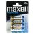 Maxell: Alkaline Bleistiftbatterie 1,5V AA LR6 4 Stück in Blisterpackung 79179920