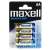 Maxell Alkaline AA Batterien, 4er Pack